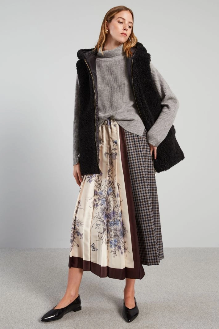 Bouclé gilet - BLACK