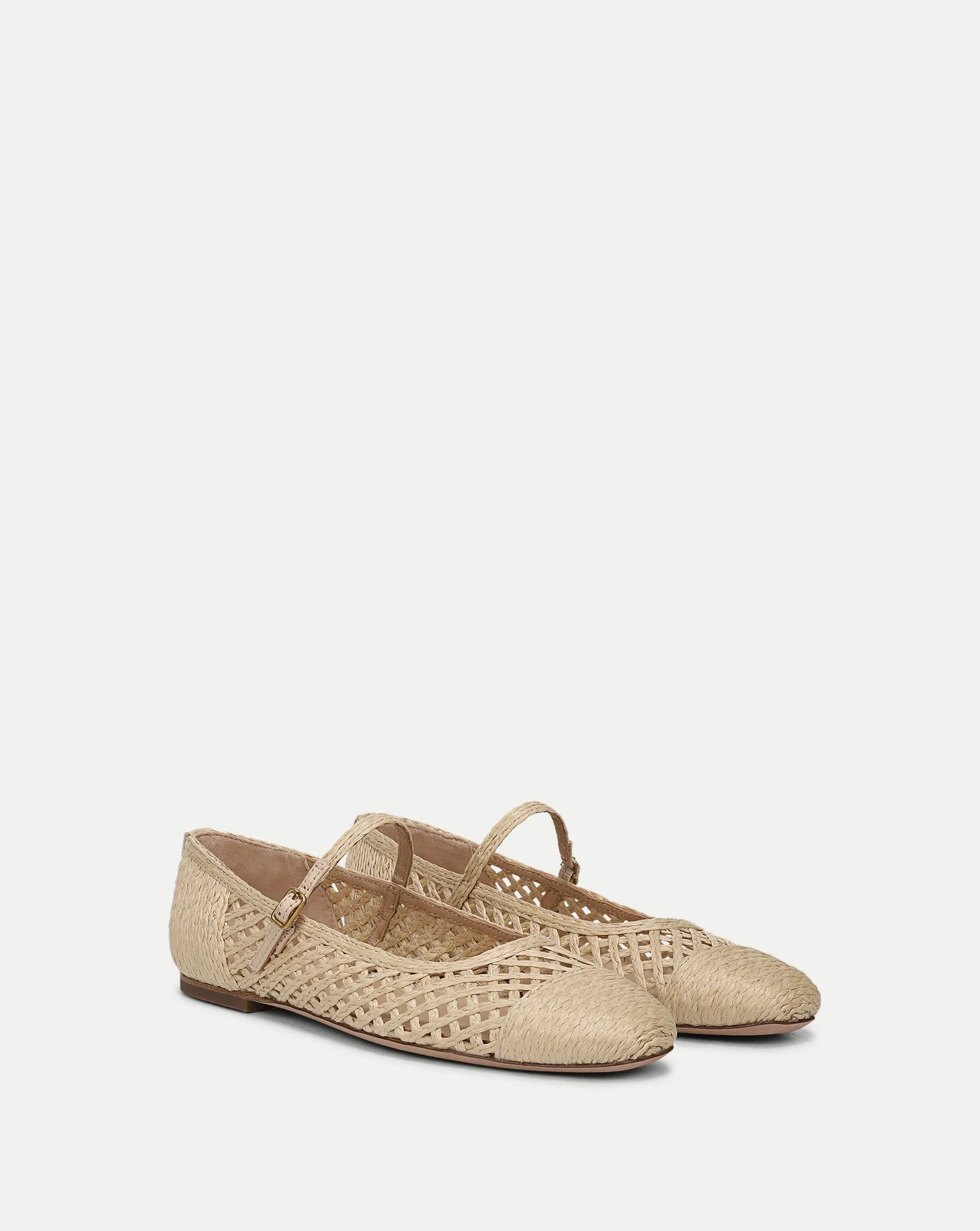 Ellie Raffia Flat