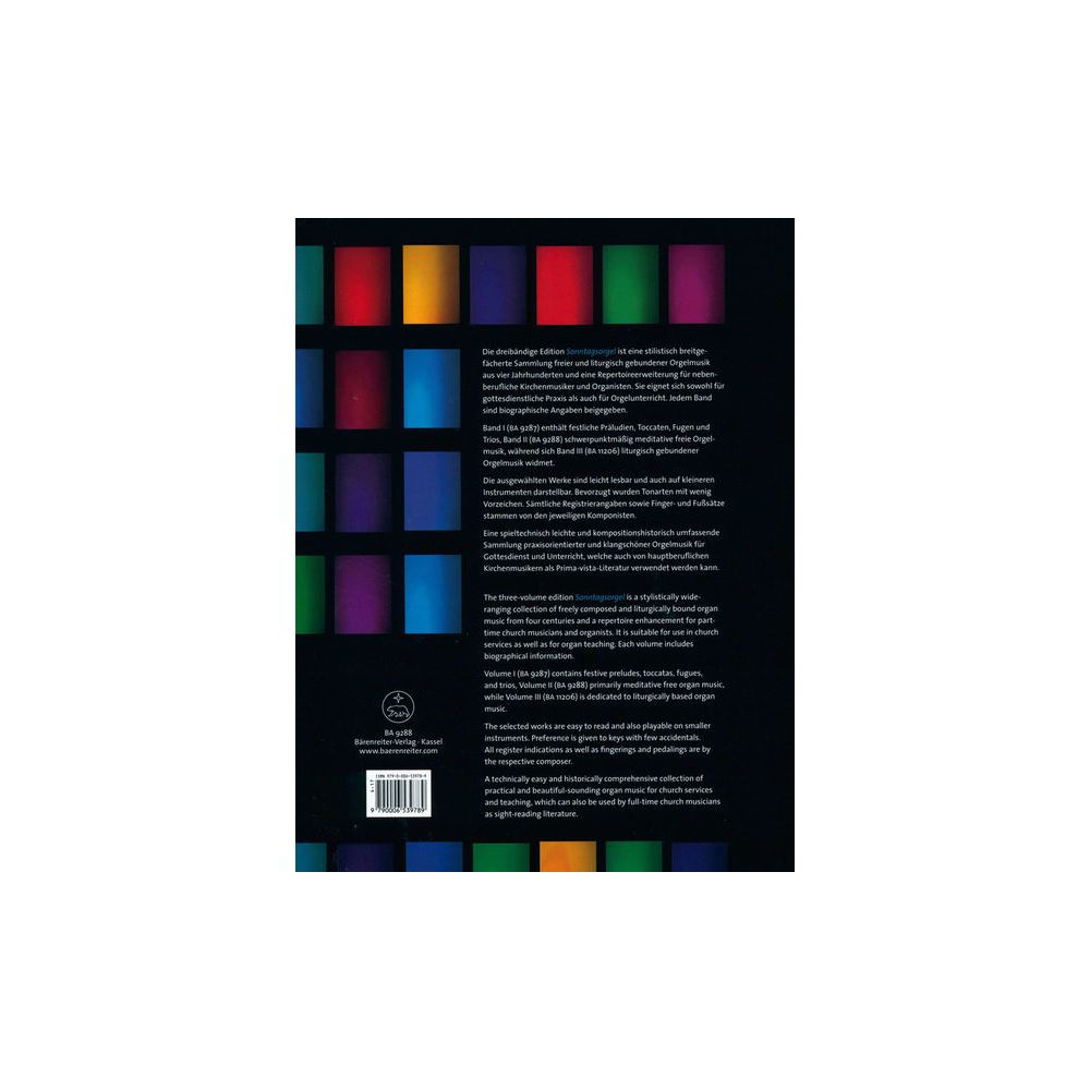 Bärenreiter Sonntagsorgel 2 – Thomann Ireland