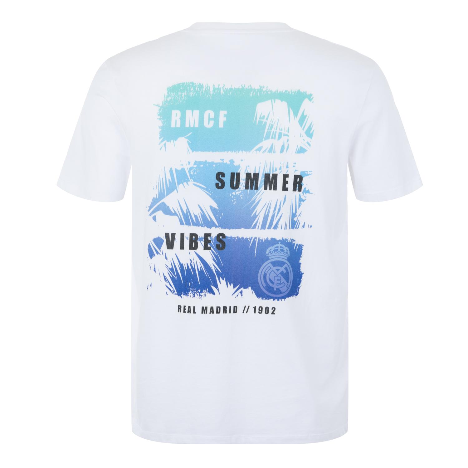 Mens Summer Palms T-Shirt White