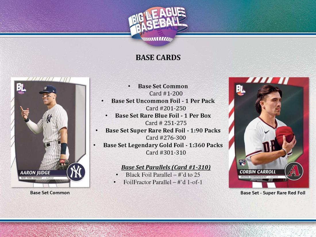 2023 Topps Big League Baseball MLB Hobby Box