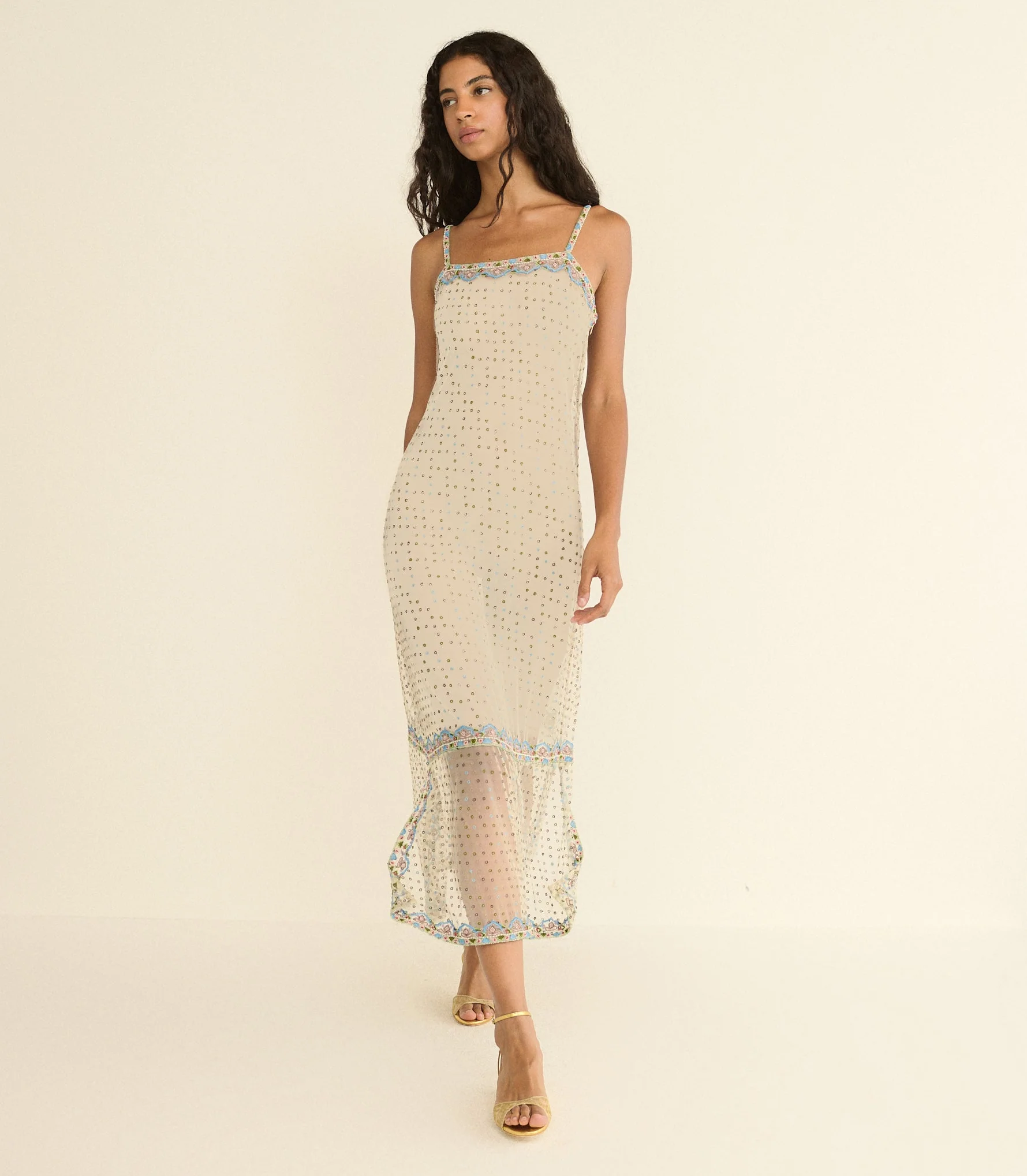 Elida Maxi Dress - Candlelight