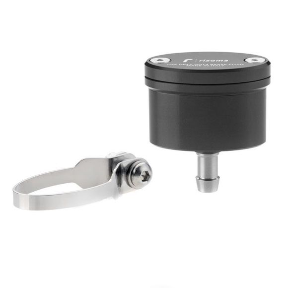 Rizoma Next master cylinder reservoir for Universal rear brake - BlackRef: RZ0255