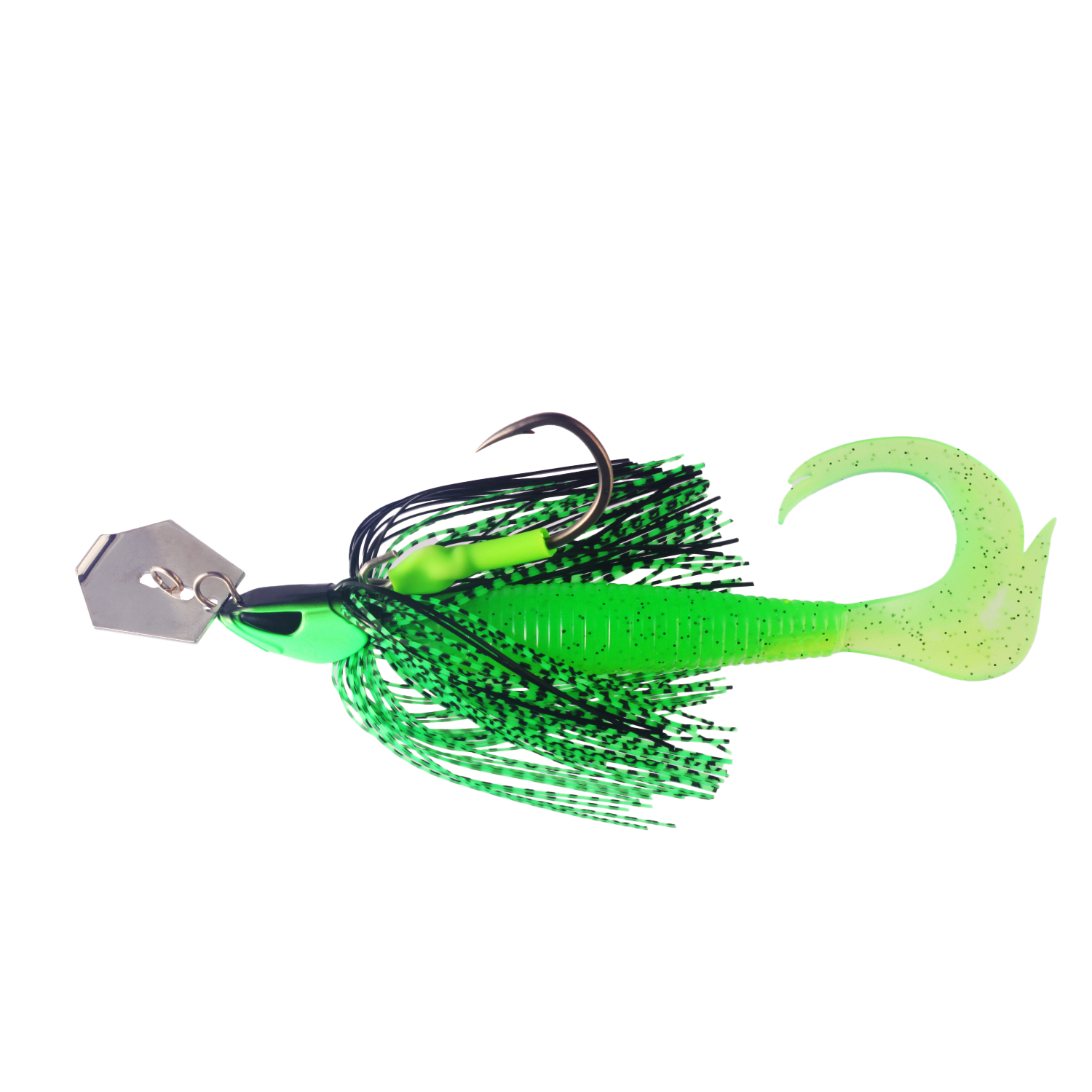 Zeck Bladed Cat Jig (Acid Green)