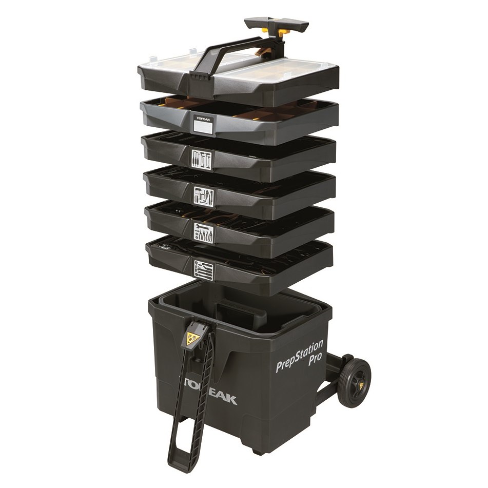 Topeak PrepStation Pro - Mobile Workshop + Professional Tool Set 55 pieces