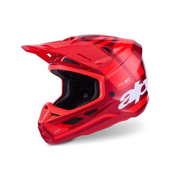Casque cross Alpinestars S-M7 CORE 2026 - Noir / RougeRef : AP4050