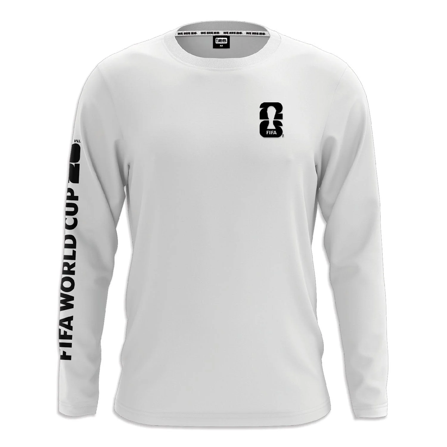 2026 Soccer Fan Collection Tiles Long Sleeve White T-Shirt - Unisex