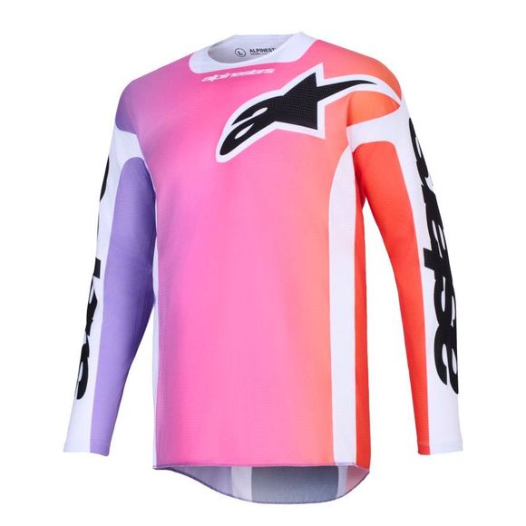 Maillot cross Alpinestars RACER - AIR PORTL 2025 - BlancRef : AP4026