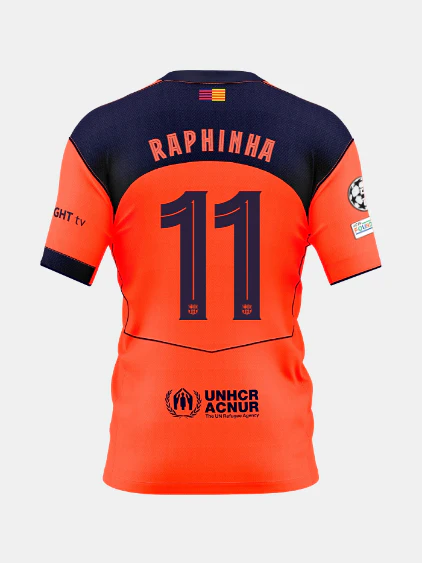 Raphinha | Ucl Women'S Third Jersey 25/26 Fc Barcelona T90 - Player'S Edition