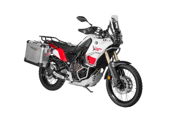 Touratech ZEGA Pro 31/38 suitcase - Black support included - AluminumRef: Trt01946A / 01-632-5780-0