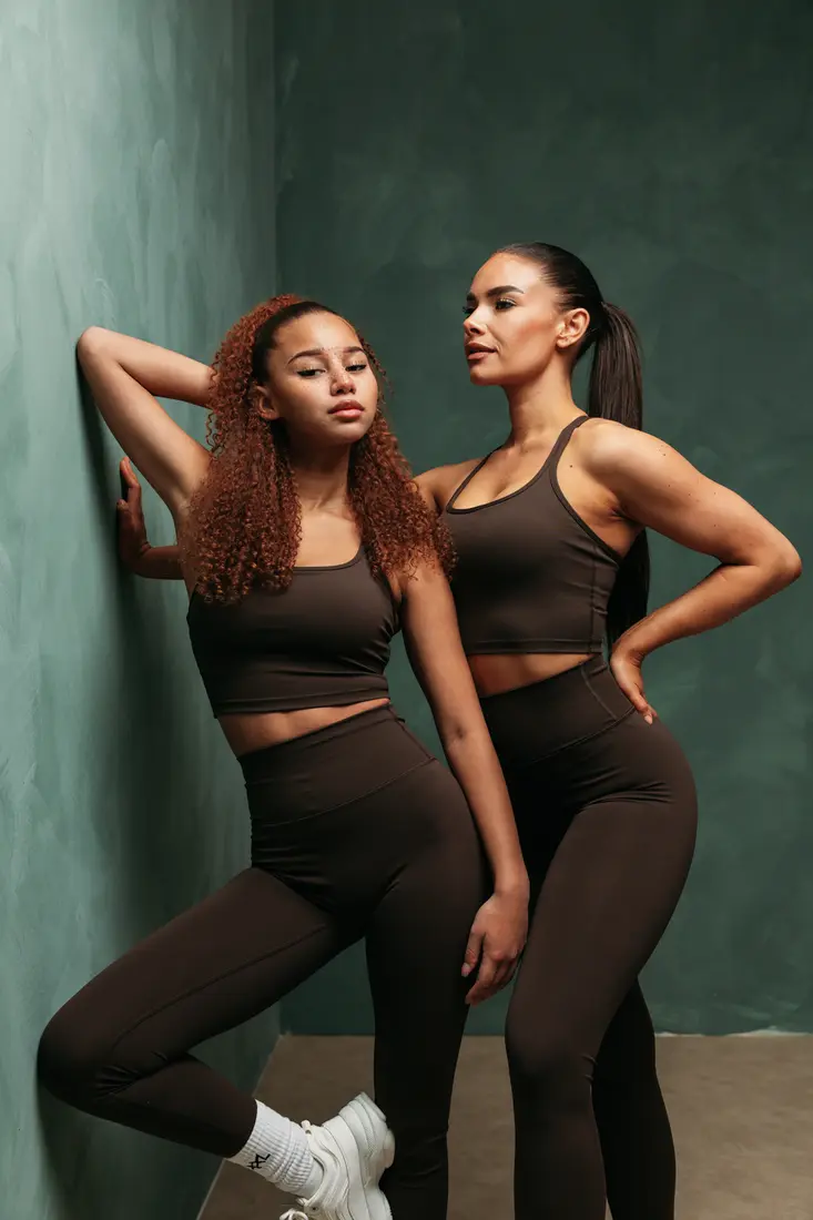 Pulse Leggings - Brown