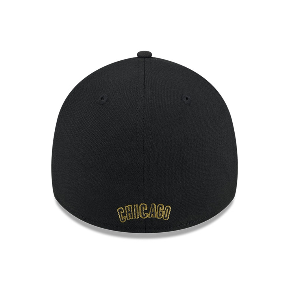Chicago Cubs 2024 MLB Armed Forces New Era 39THIRTY Flex Cap Black