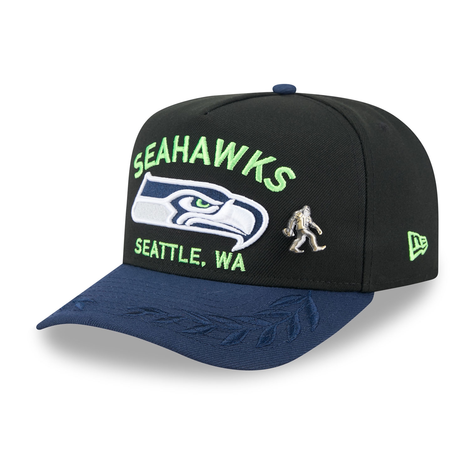 Seattle Seahawks 2025 NFL Draft New Era 59FIFTY A-Frame Fitted Cap Black