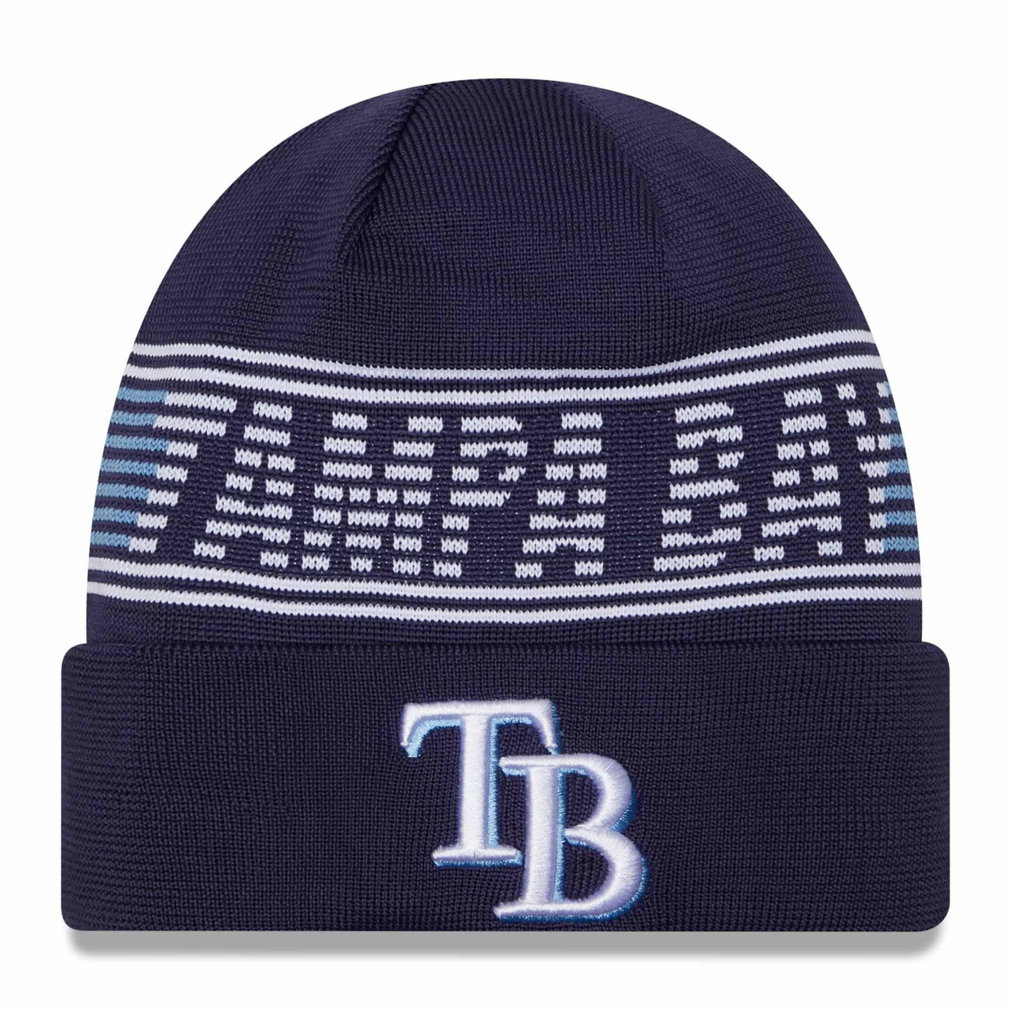 Tampa Bay Rays Authentic 2024 MLB Clubhouse New Era Beanie Knit