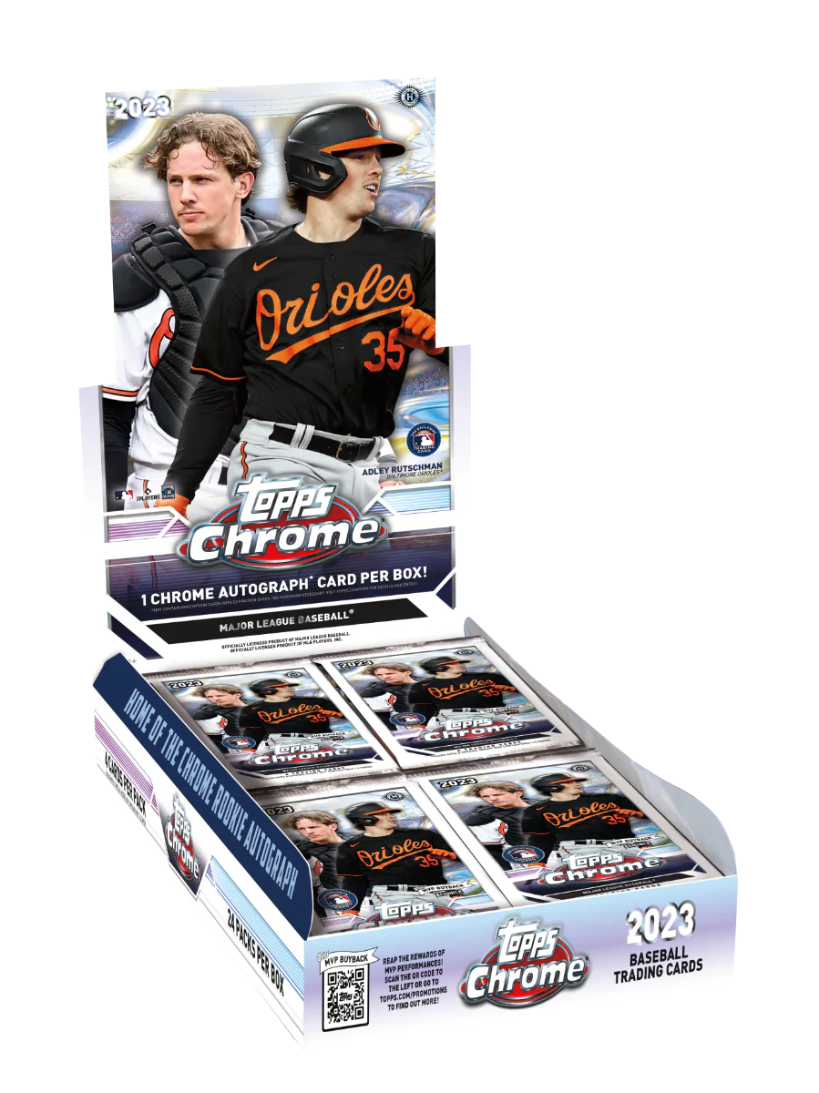 Topps UK - 2023 Topps Chrome Baseball - Hobby Box