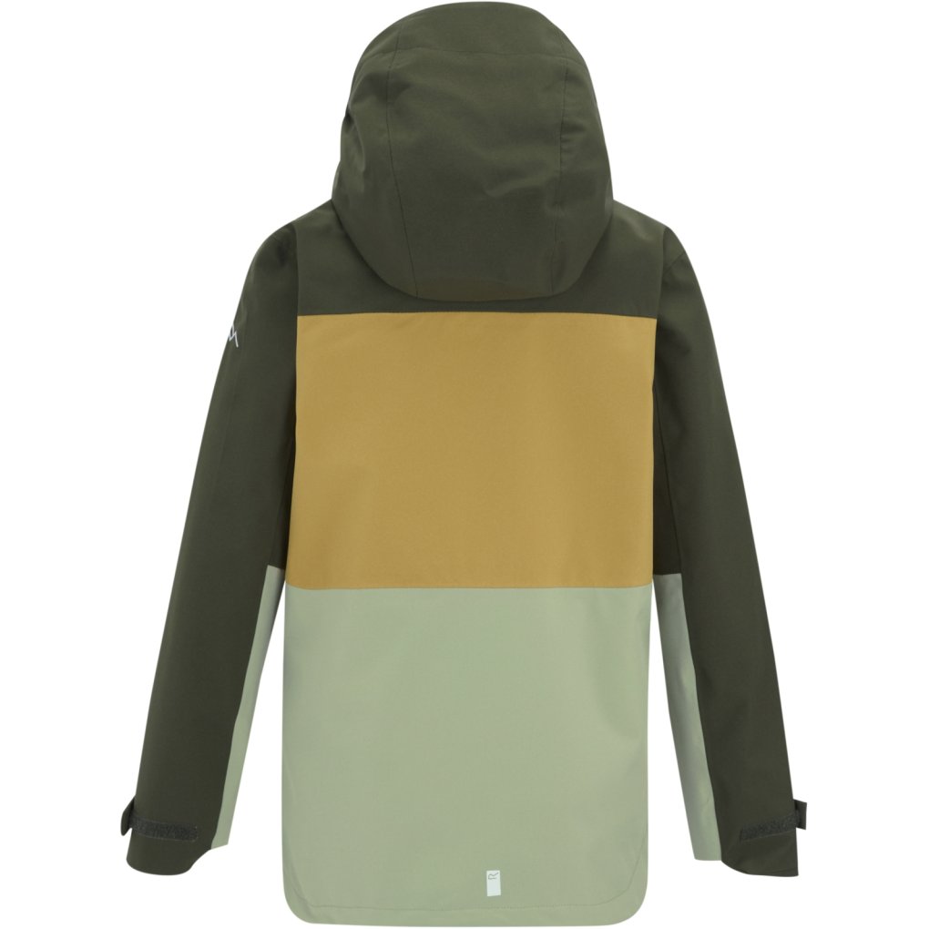 Regatta Highton Jacket Kids - Dark Khaki/Wood Brown/Light Sage Z18