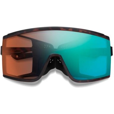 Smith Pursuit ChromaPop Glacier Photochromic Glasses - Matte Tortoise - Copper Opal Mirror | Clear