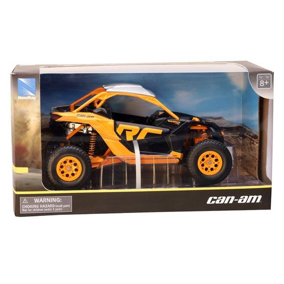 Newray SSV Can-Am Maverick X3 X RC Turbo Orange Miniature - 1/18 Scale - Orange / BlackRef: NRY0036 / 58283