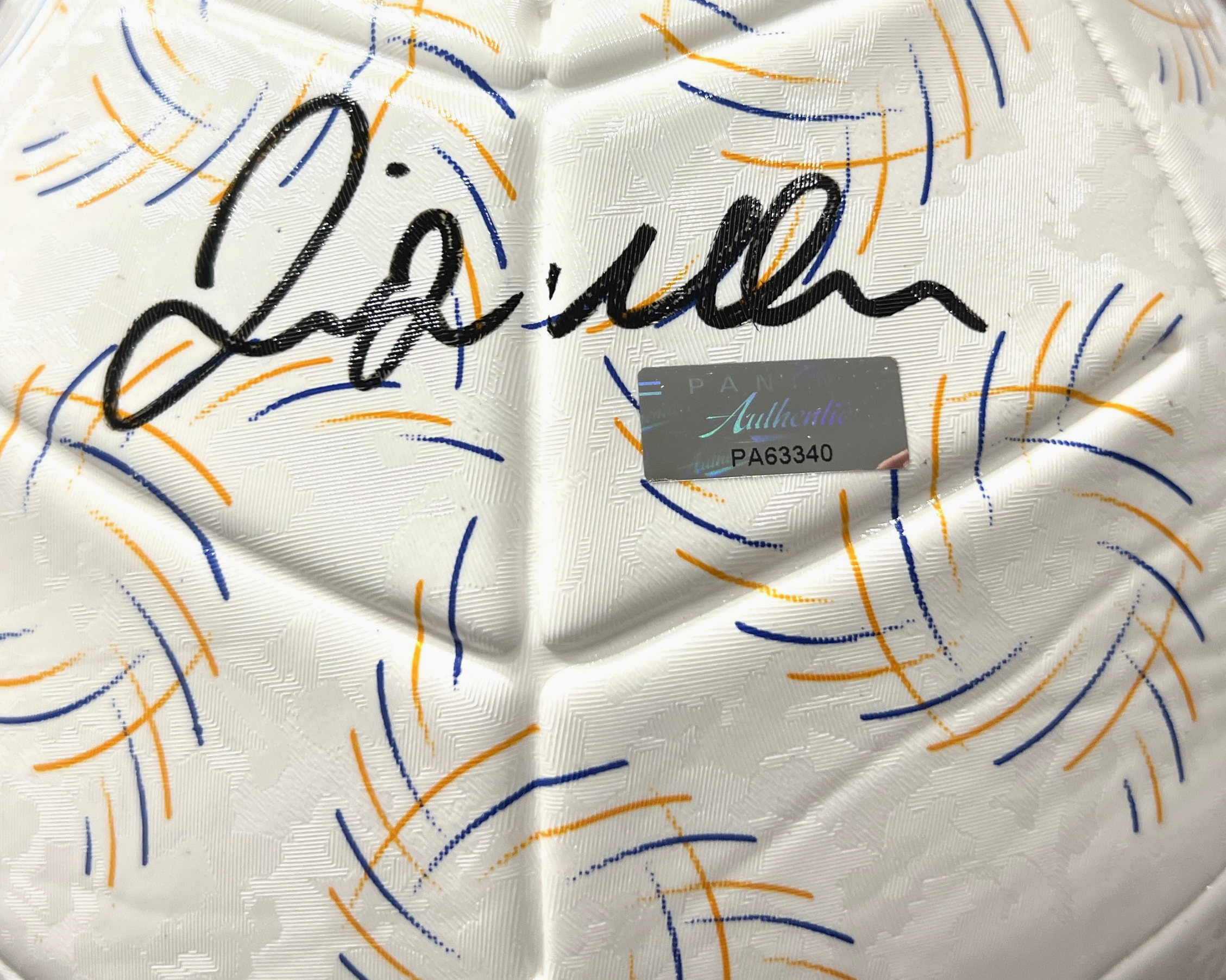 David Beckham Autographed Adidas Real Madrid White Soccer Ball