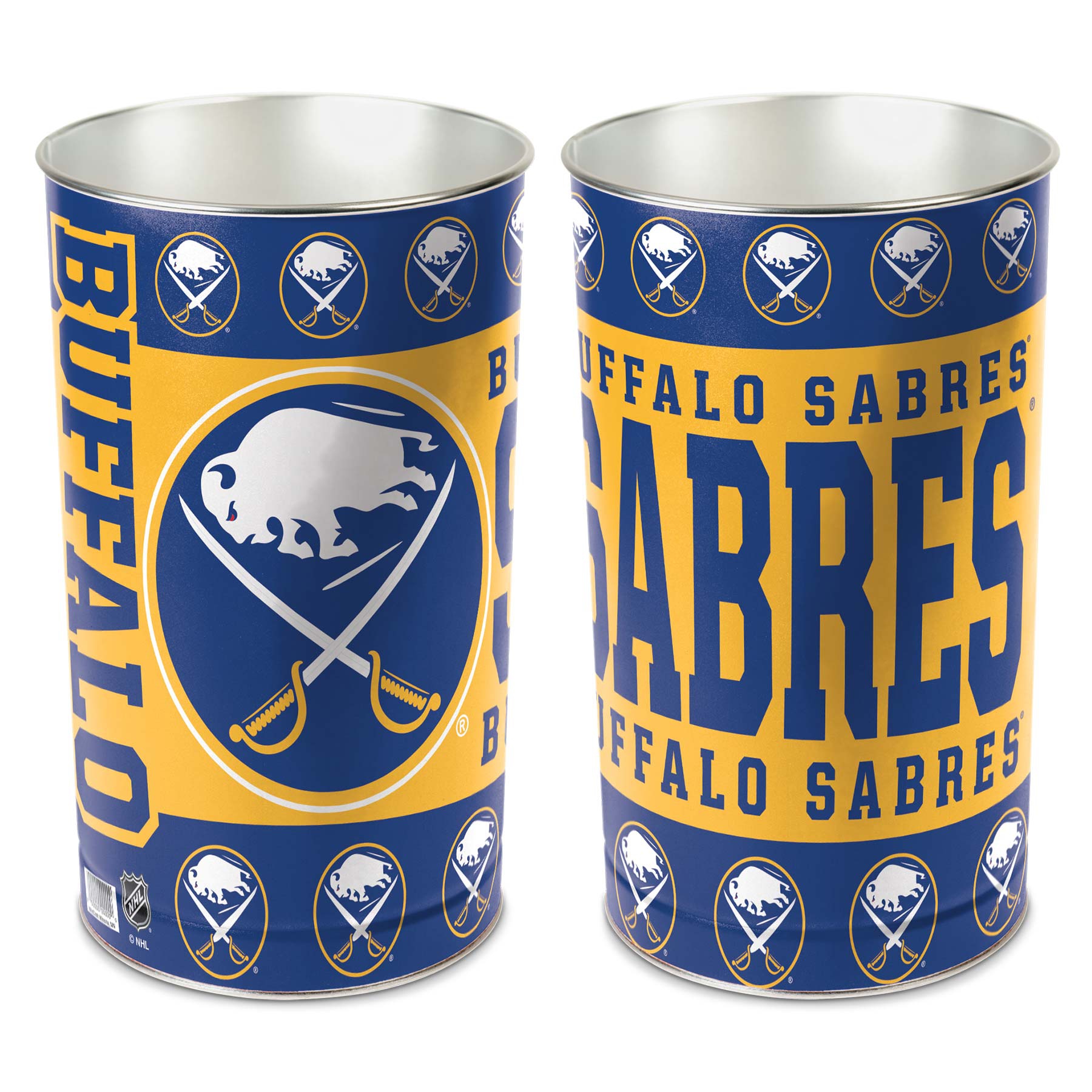 Buffalo Sabres WinCraft Metal NHL Wastebasket