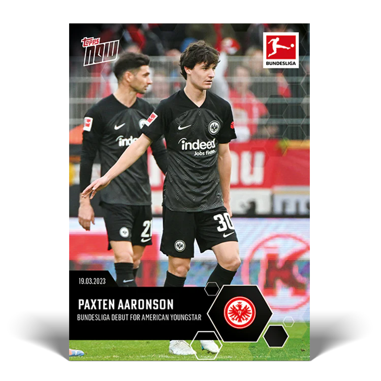 Topps UK - Bundesliga debut for American youngstar - Bundesliga TOPPS NOW® Card #164