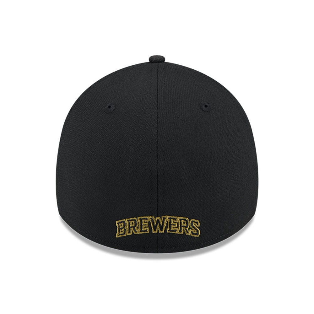 Milwaukee Brewers 2024 MLB Armed Forces New Era 39THIRTY Flex Cap Black