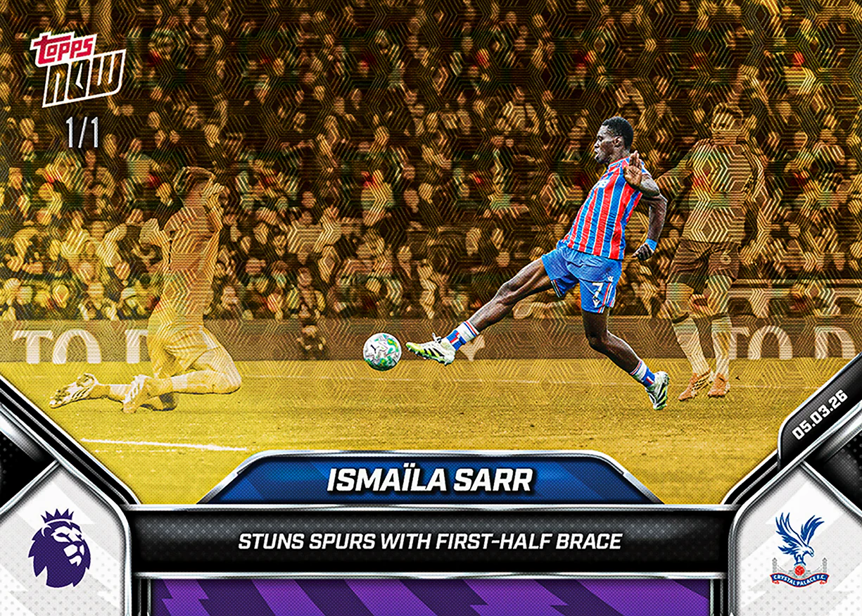 Ismaïla Sarr - 2025-26 Premier League Topps NOW® - Card 155 - PR: 184