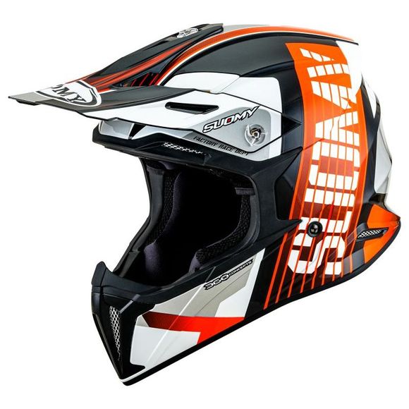 Suomy X-WING cross helmet - AMPED 2026 - Black / OrangeRef: SU0439