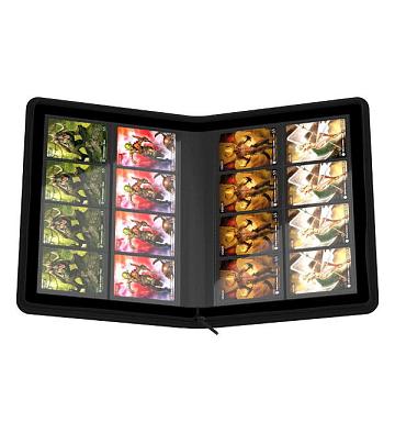Ultimate Guard Zipfolio 320 - 16-Pocket Xenoskin - Black