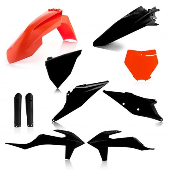 Acerbis FULL KIT BLACK/ORANGE plastic kit - Black / OrangeRef: AE2721 / 0023479.313
