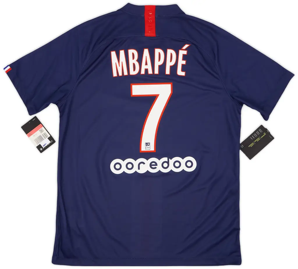 2019-20 Paris Saint-Germain Home Shirt Mbappe #7
