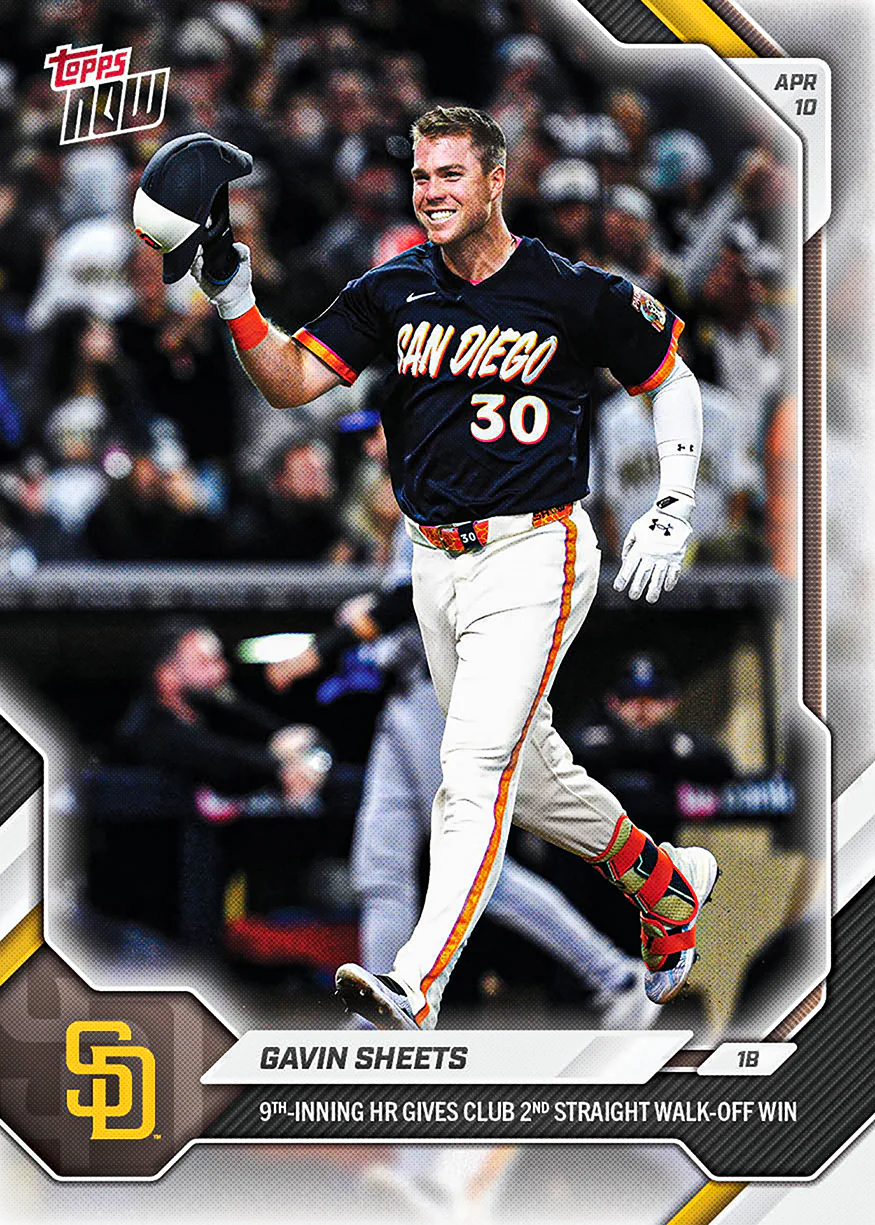 Gavin Sheets - 2026 MLB Topps NOW® - Card 69