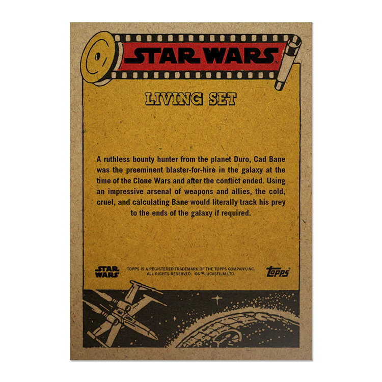 Topps UK - SW Living Set Card #425 - Cad Bane