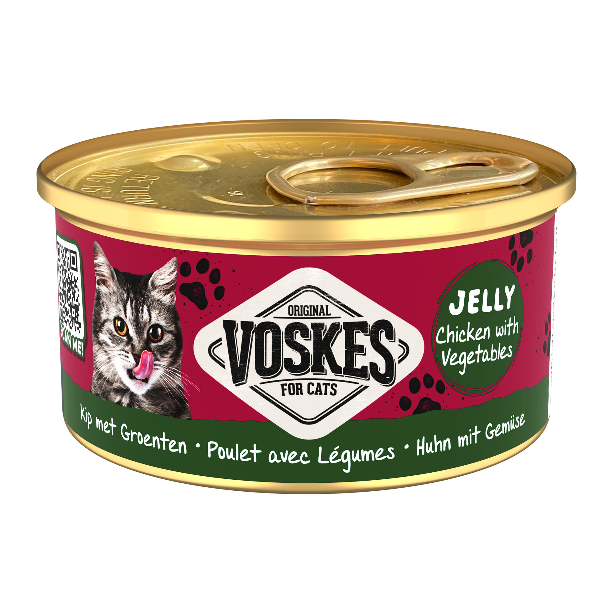 Voskes Jelly Cat Food -  Tuna and Salmon - 24 x 85 g