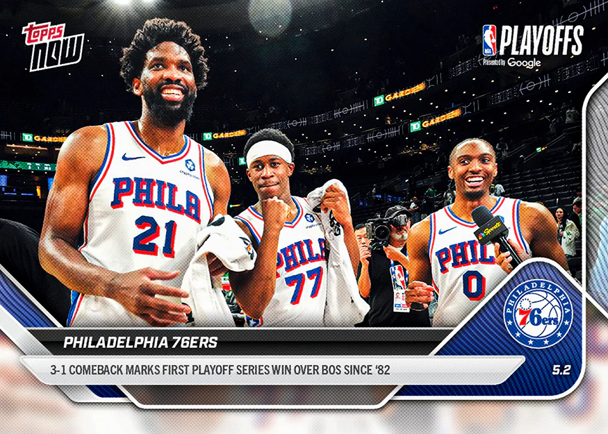 Philadelphia 76ers - 2025-26 NBA Topps NOW® - Card 290 - PR: 1568