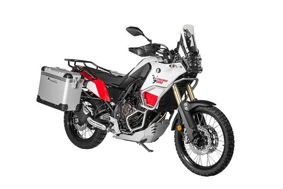 Touratech ZEGA Pro 38/45 suitcase - Black support included - Gray anodizedRef: Trt01230A / 01-632-5786-0