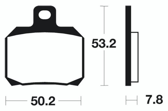 Tecnium Scooter organic brake pads - ME230Ref: TE00726A / 1022647