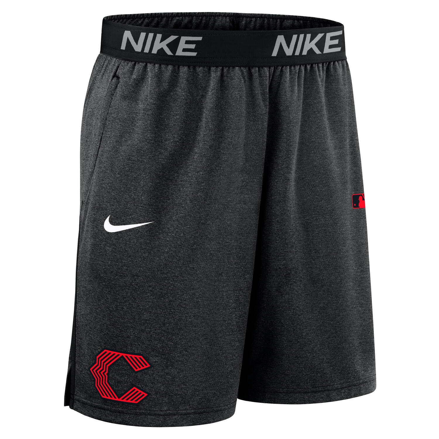 Cincinnati Reds 2025 City Connect MLB Authentic Nike Shorts Black