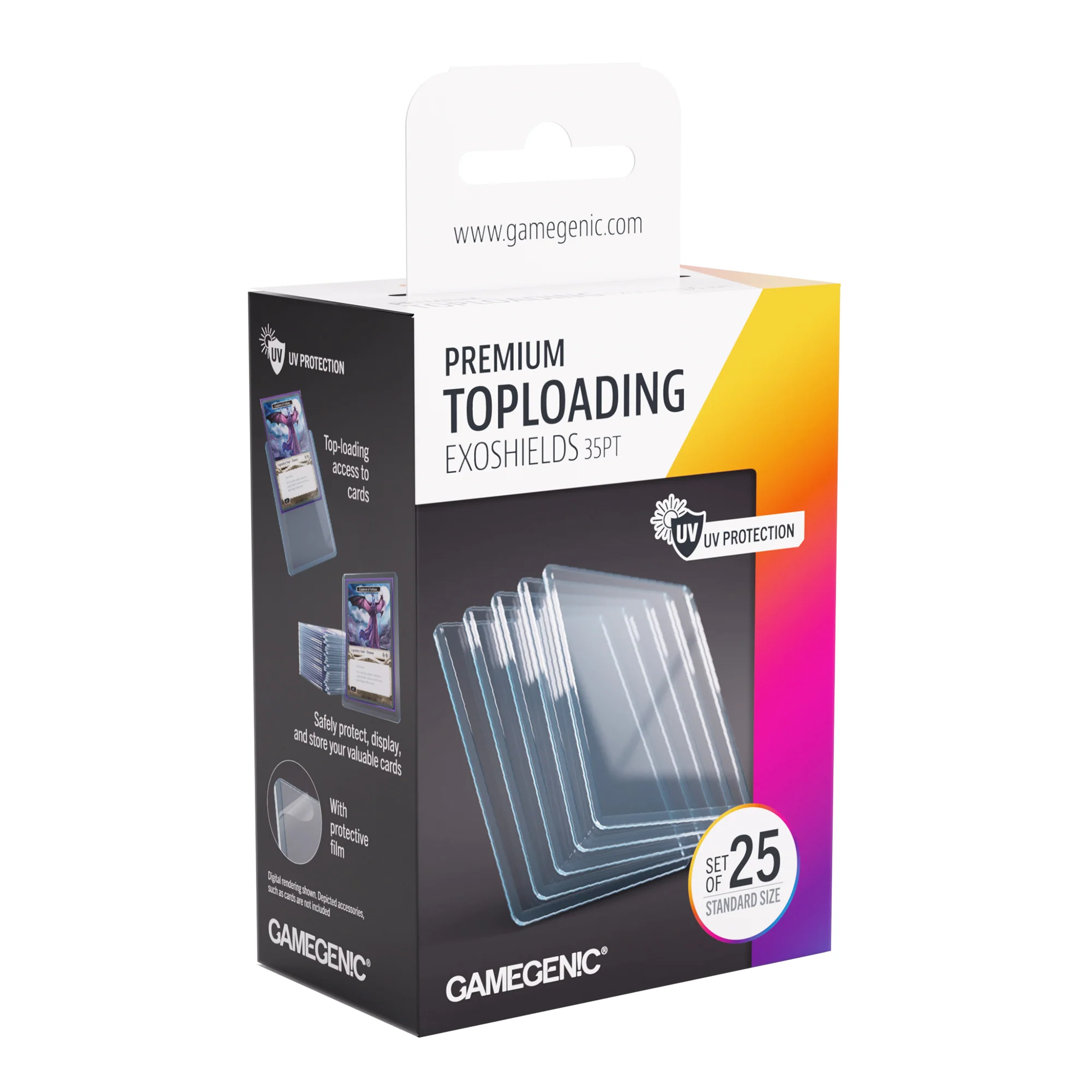 Premium Toploading Exoshields 35pt - Clear