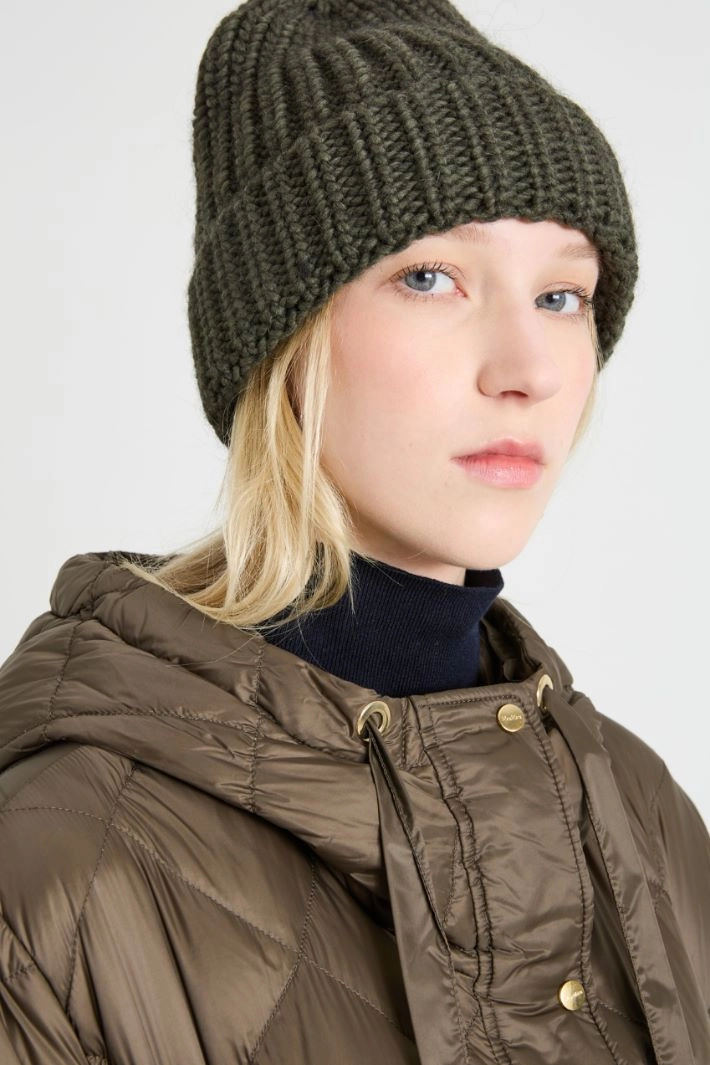 Cuffed beanie hat - MILITAR GREEN