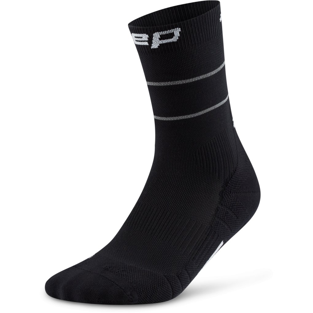CEP Pro Run Reflective Mid Cut Compression Socks Men - black