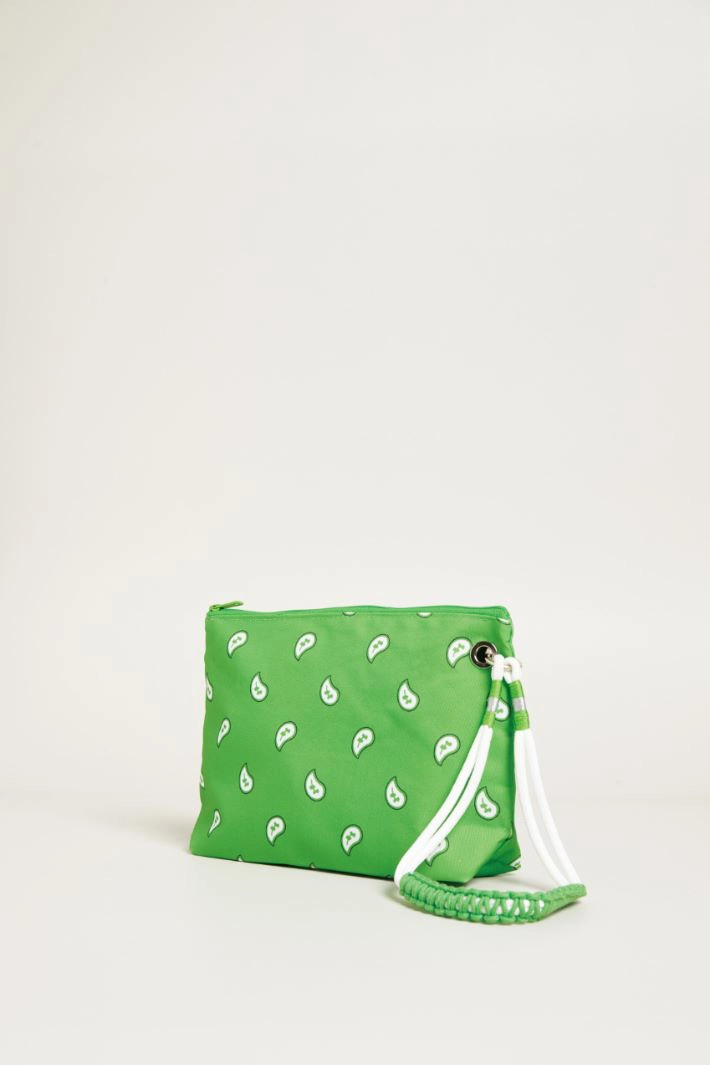 Bandana Print Envelope - GREEN