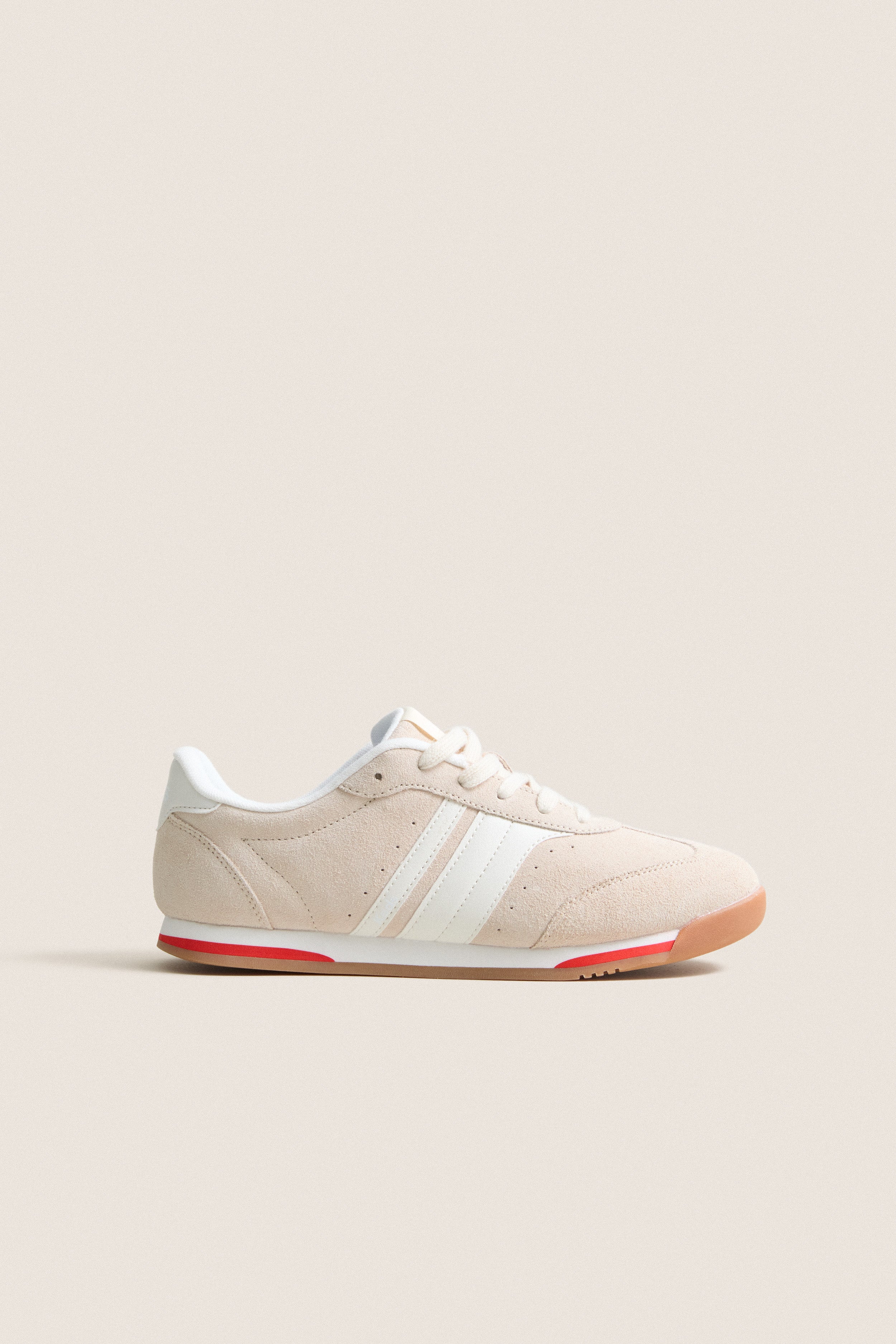 Parchment and Egret Revival Sneakers