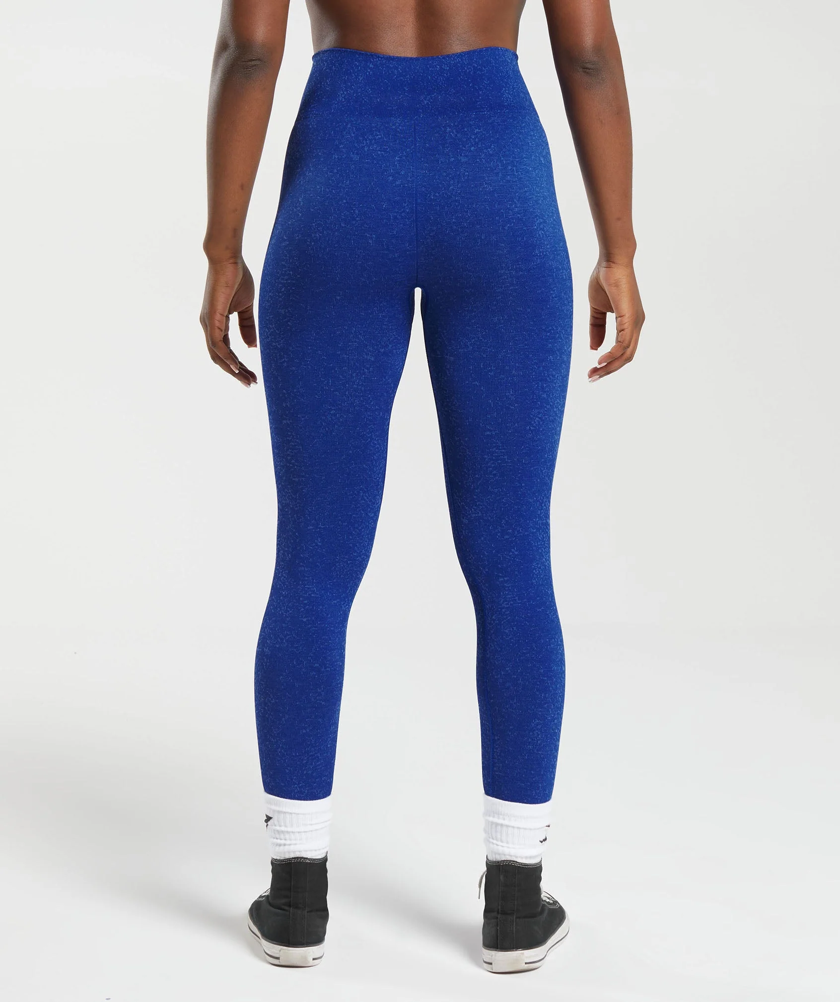 Adapt Fleck Seamless Leggings Cobalt Blue/Iris Blue
