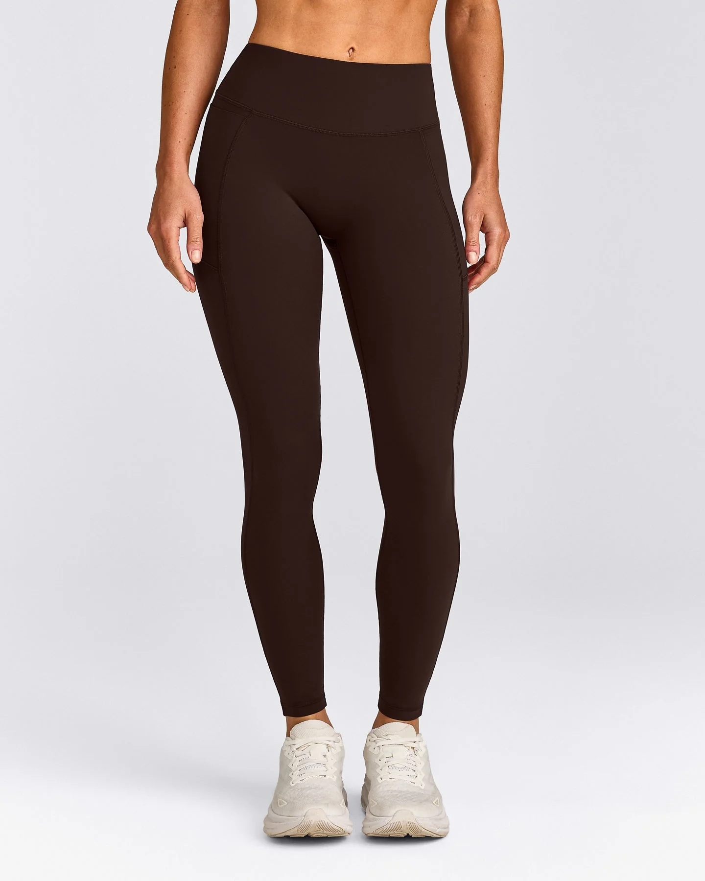 UnifiedMove™ Pocket Leggings with Bonding with Reflective Logo | 70% Cocoa