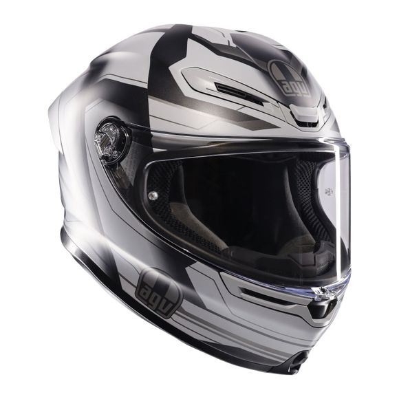 AGV K-6 S - INTREPIDO Full-Face Helmet - Black / GrayRef: AG1048