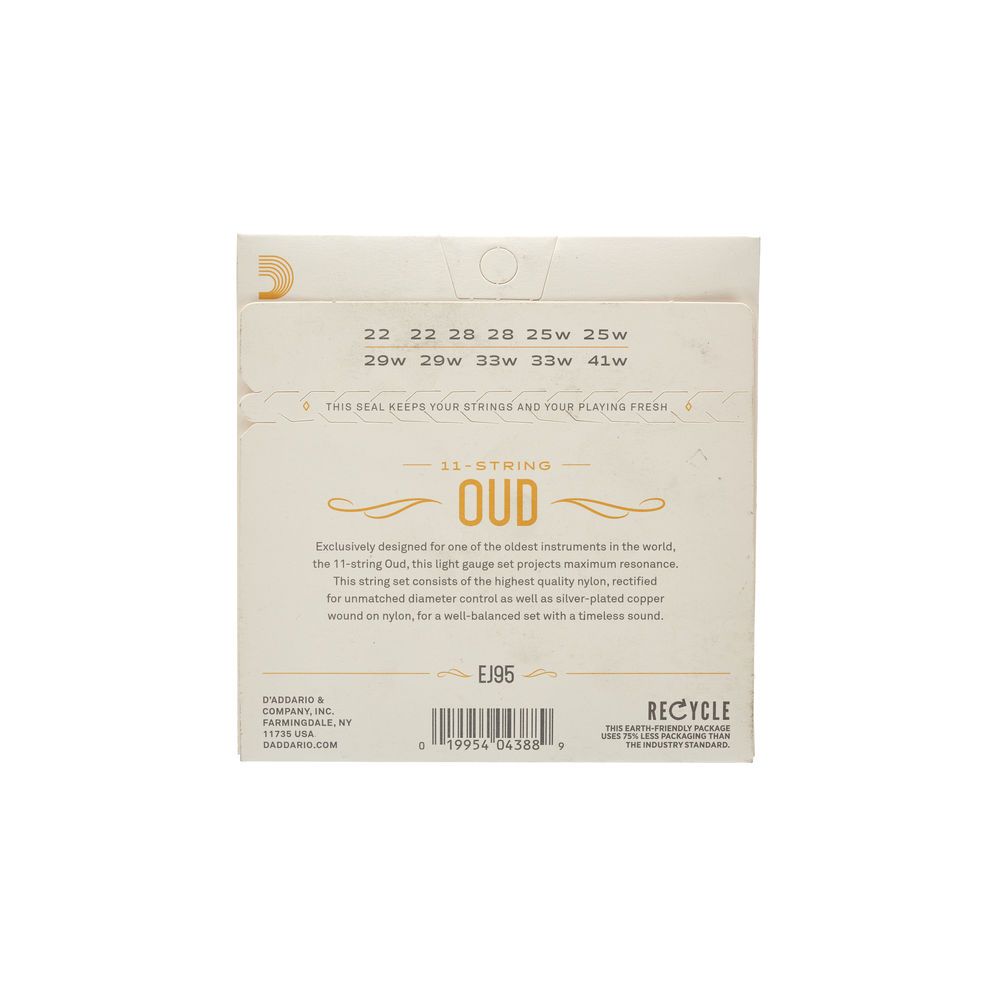 Daddario EJ95 Oud Silver Plated Copper – Thomann Ireland