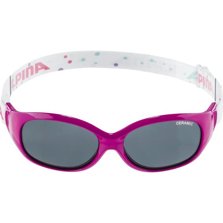Alpina Sports Flexxy Glasses Kids - pink-dots/CERAMIC black