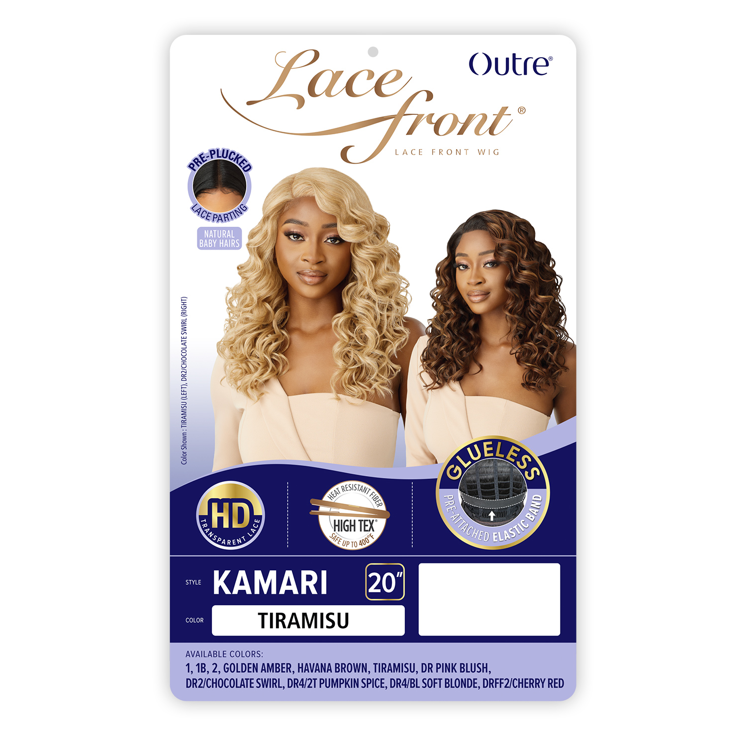 Outre HD Lace Front Wig Glueless Kamari