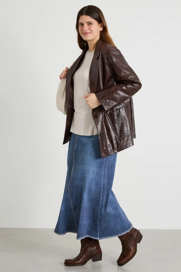 Jersey T-shirt - LIGHT BEIGE